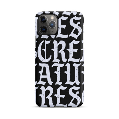 Creatures Noir iPhone Case