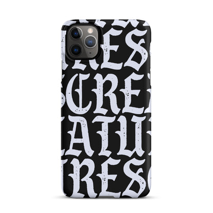 Creatures Noir iPhone Case