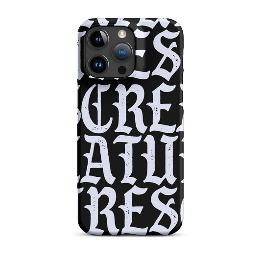 Creatures Black iPhone Case