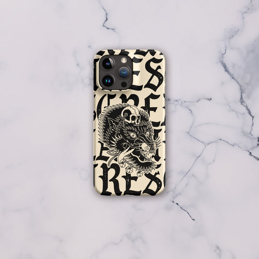 Wolf Ink iPhone Case